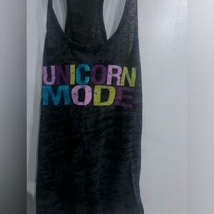 Unicorn Mode Racerback Tank Top
